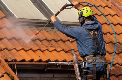 Démoussage et hydrofuge de toiture à Quatre-Champs